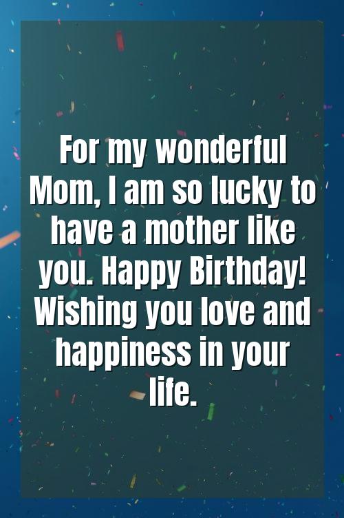 Everymomdeserves to feel appreciated and loved on herbirthday